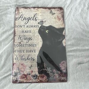 Inspirational Black Cat Wall Art Decor